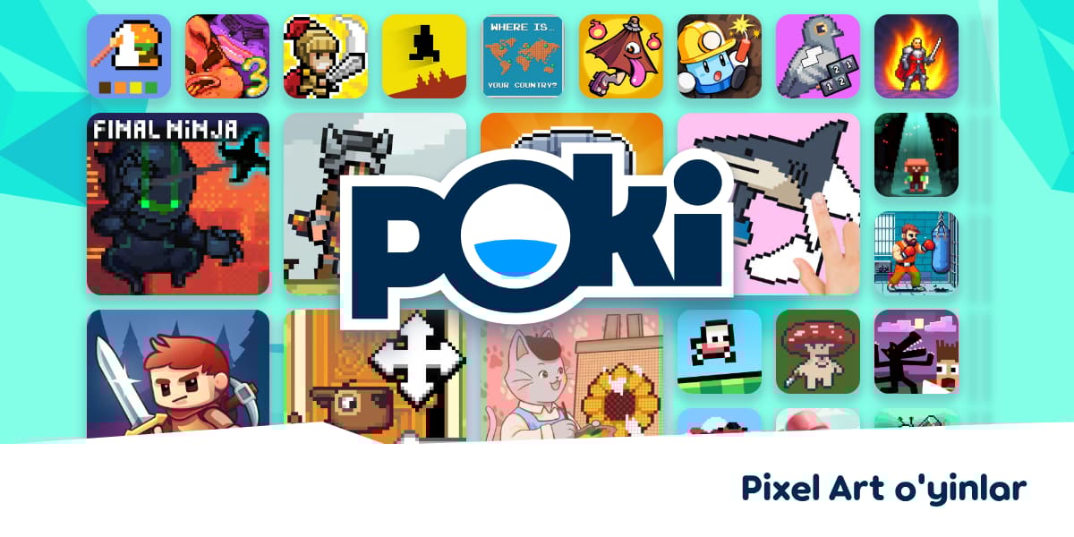 PIXEL ART O'YINLAR 🎨 - Onlayn bepul oʻynang! | Poki