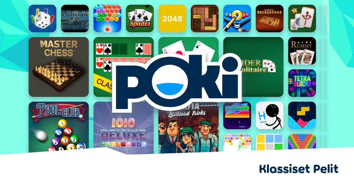 KLASSISET PELIT - Pelaa Ilmaiseksi Netissä! | Poki
